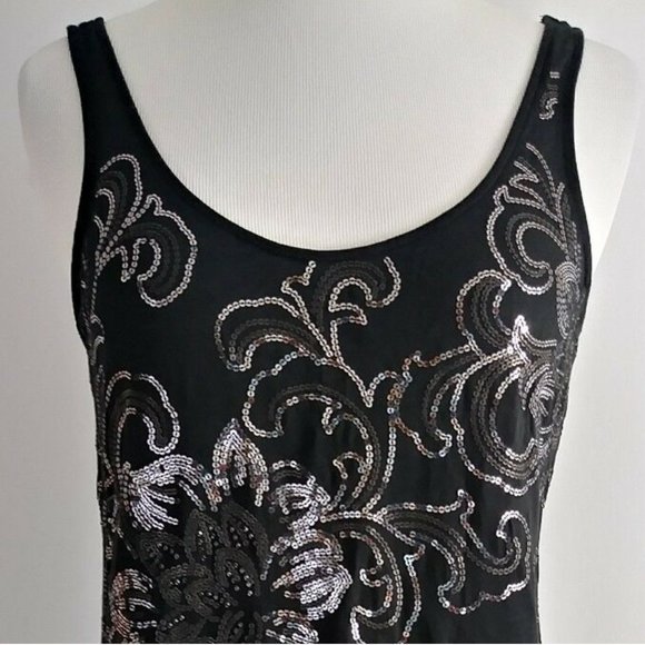 Express Tank Sequin Dress - Picture 2 of 5